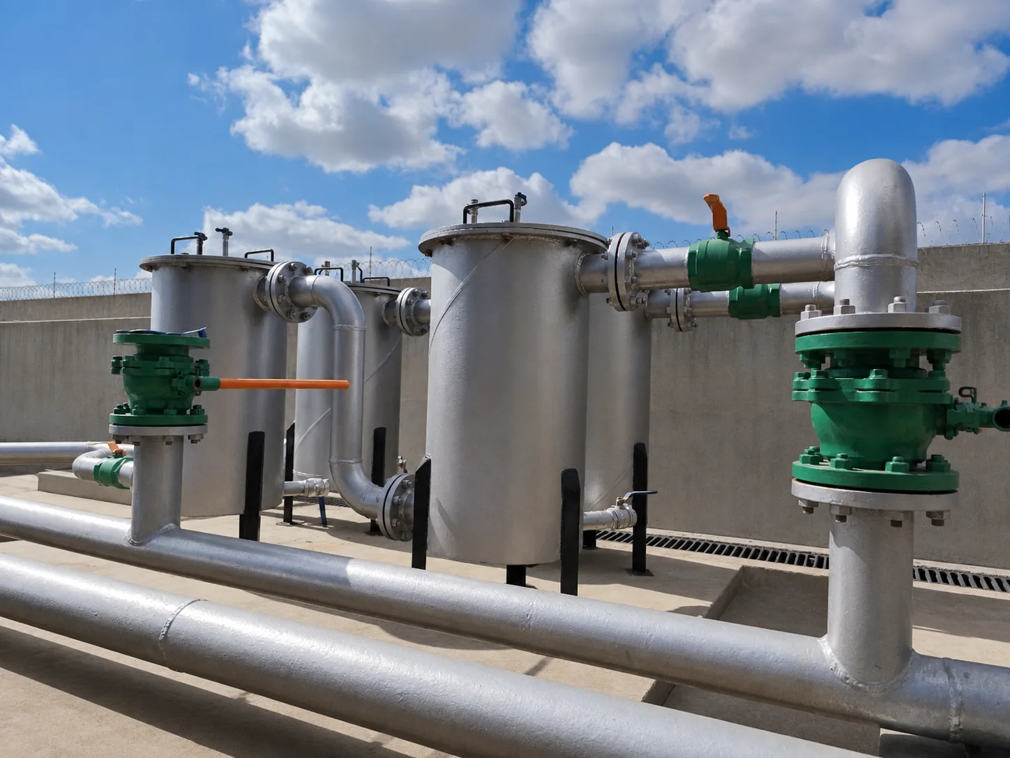 Sistema industrial de filtragem de óleo combustível